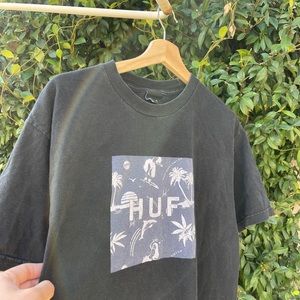 HUF Tropical Blue Logo T-Shirt!